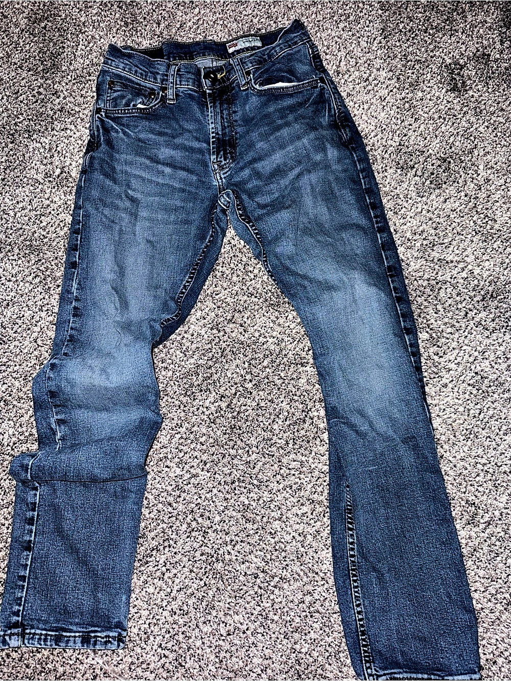 Wrangler Athletic Fit Men's Straight Jeans Waist 28x30 Blue